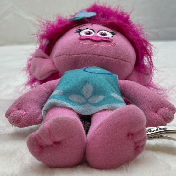 DreamWorks Trolls Movie Poppy 11" Plush Toy Factory Stuffed Pink - Picture 2 of 12